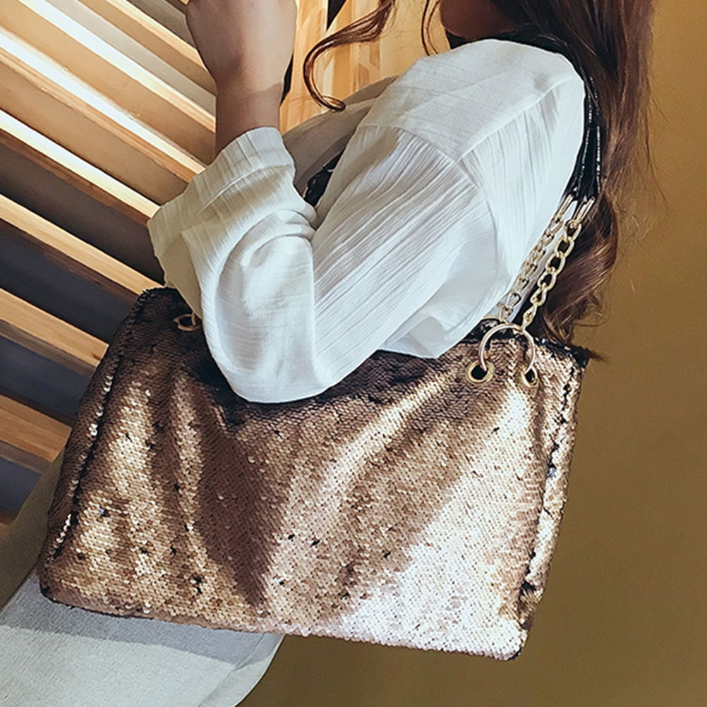 Luxury Women Gold Hobo Bags Underarm Bags Sequin Shoulder Bags Chain  Crossbody Bags Female Bow Knots Clutch Handbag And Purse - AliExpress